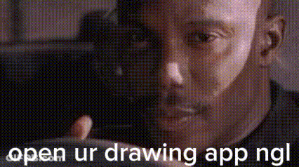 Close Up Man Saying Open Ur Drawing App Ngl GIF