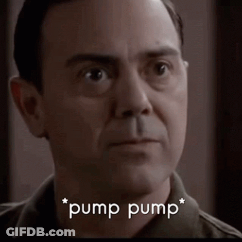 Close Up Man Saying Pump Pump GIF