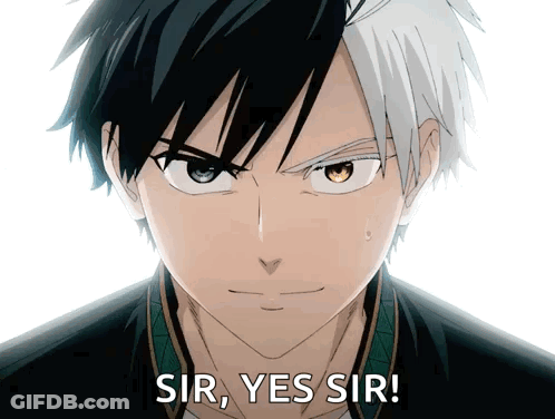Close Up Man Saying Sir Yes Sir GIF