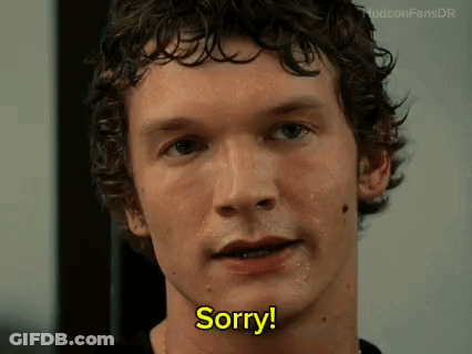 Close Up Man Saying Sorry GIF