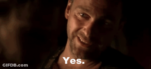 Close Up Man Saying Yes GIF