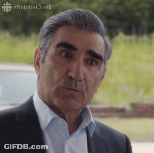 Close Up Man Schitts Creek GIF