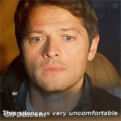 Close Up Man This Silence Is Very Uncomfortable GIF