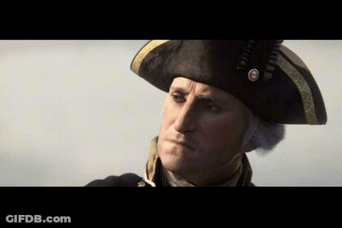Close Up Man Wearing Hat Saying General GIF