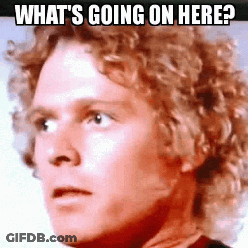 Close Up Man What's Going On Here GIF