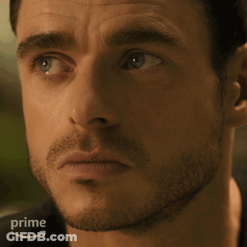 Close Up Man With Amazon Prime Logo GIF