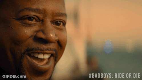 Close Up Man With Bad Boys Ride Or Die GIF