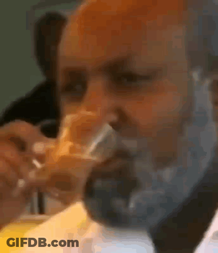 Close-Up Man With Beard And Mask GIF