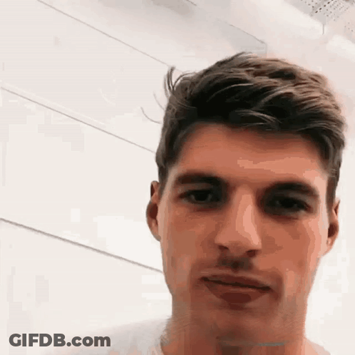 Close Up Man With Beard And White Shirt GIF