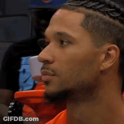 Close Up Man With Beard Eyes Closed GIF