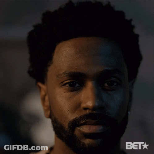 Close Up Man With Beta Logo GIF