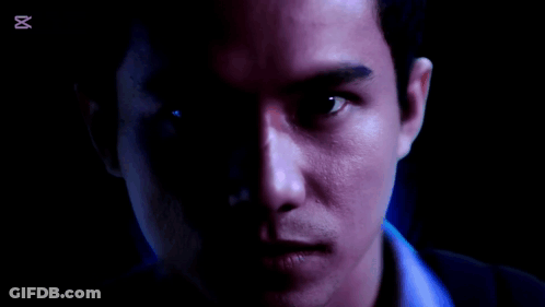 Close Up Man With CapCut Logo GIF