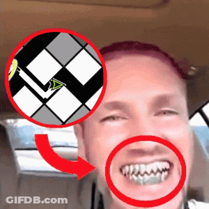 Close-Up Man With Circle Around Mouth GIF