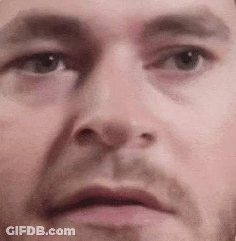 Close-Up Man With Closed Eyes And Beard GIF