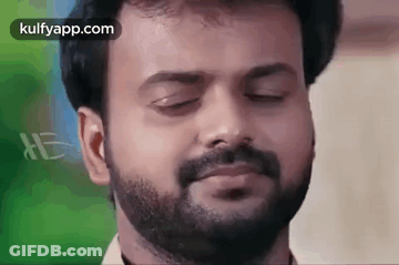 Close Up Man With Eyes Closed GIF