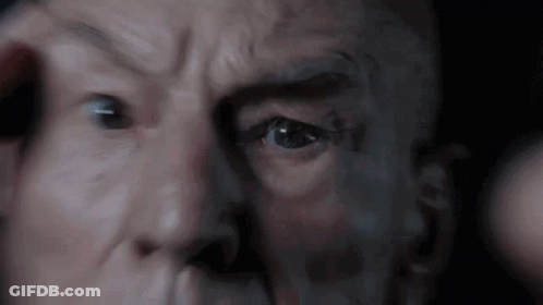 Close Up Man With Eyes Closed And Shadow GIF