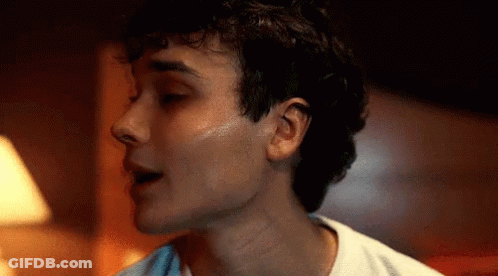 Close Up Man With Eyes Closed GIF