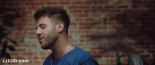Close Up Man With Eyes Closed GIF