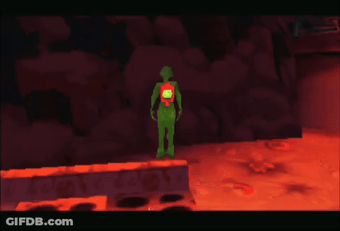 Close Up Man With Glowing Eyes And Necklace GIF