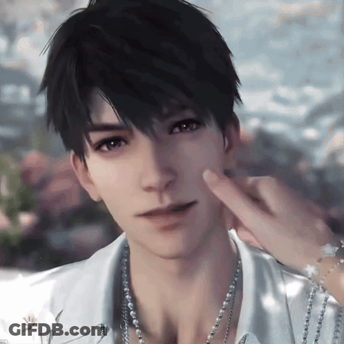 Close Up Man With Hand On Face GIF
