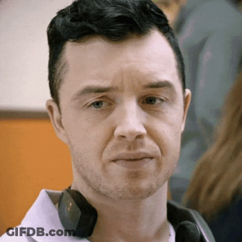 Close Up Man With Headphone Around Neck GIF