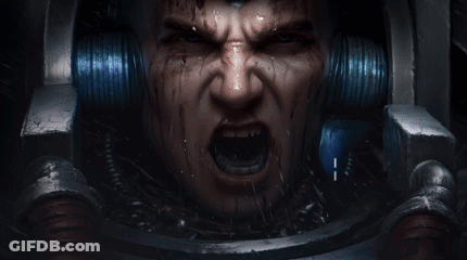 Close Up Man With Lightning Bolt Eyes GIF