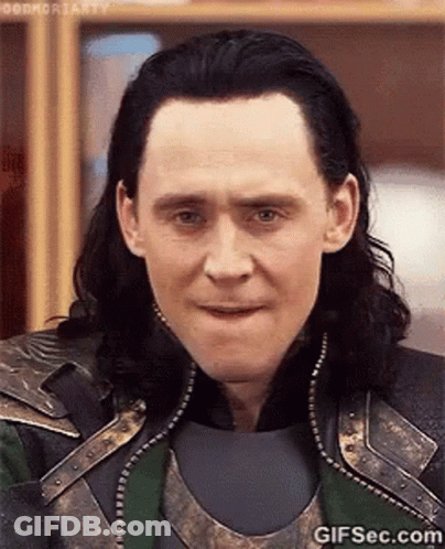 Close Up Man With Long Hair And Shield GIF