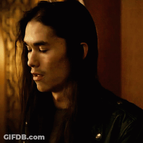 Close Up Man With Long Hair GIF