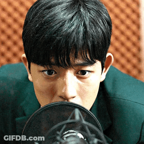 Close Up Man With Microphone GIF
