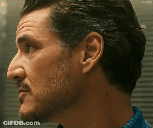 Close Up Man With Mustache And Beard GIF