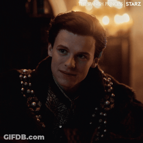 Close Up Man With Spanish Princess Starz GIF