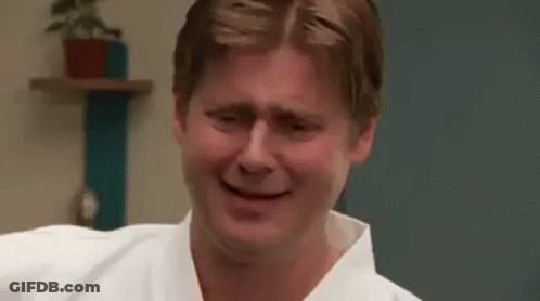 Close Up Man With Tear Running Down Cheek GIF