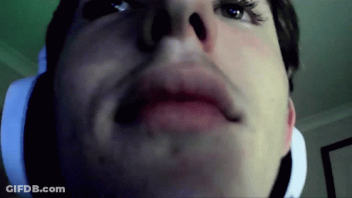 Close Up Man With White Headband GIF