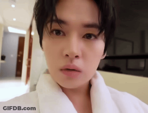 Close Up Man With White Towel Around Neck GIF