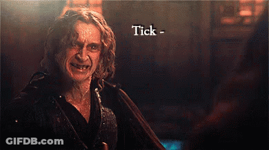 Close Up Man With Word Tick GIF