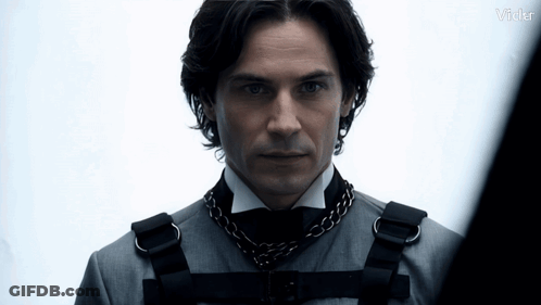 Close Up Man With Word Victor GIF