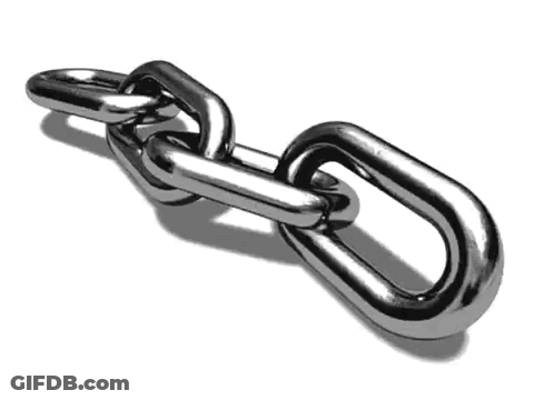 Close Up Metal Chain GIF