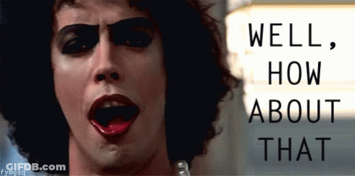 Close Up Of A Person Saying Well How About That GIF
