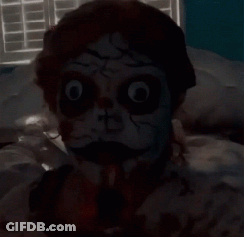Close Up Of A Person With Large Eye GIF
