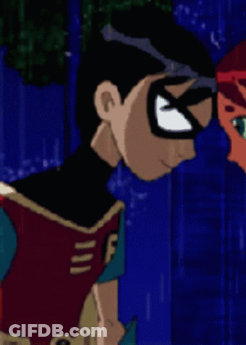 Close Up Of A Robin Cartoon Character GIF