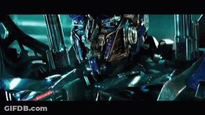 Close Up Of A Transformer In A Car In A Movie GIF