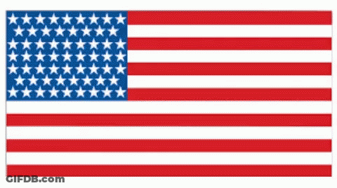 Close Up Of American Flag GIF