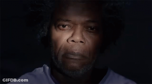 Close Up Of Bearded Man's Face GIF