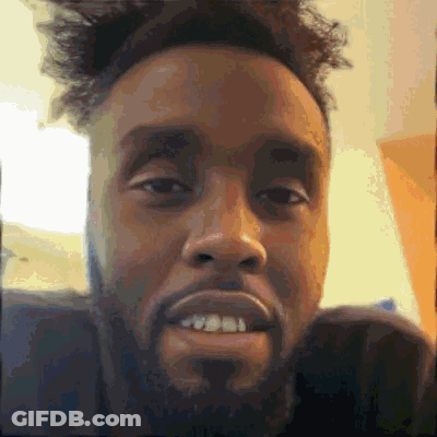 Close Up Of Bearded Man's Face GIF