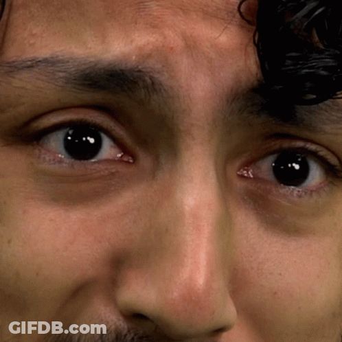 Close Up Of Bearded Man's Face GIF