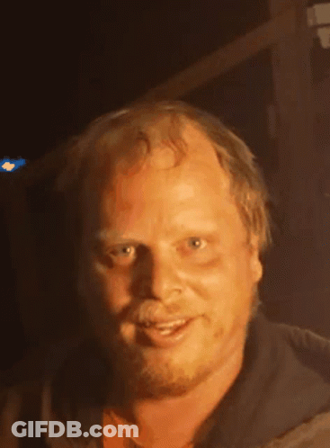 Close Up Of Bearded Man's Face GIF