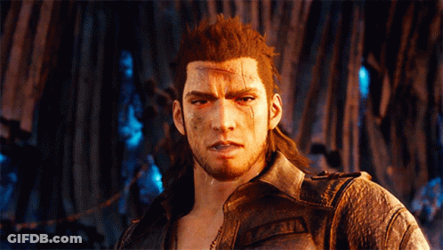 Close Up Of Bearded Man With Long Hair GIF