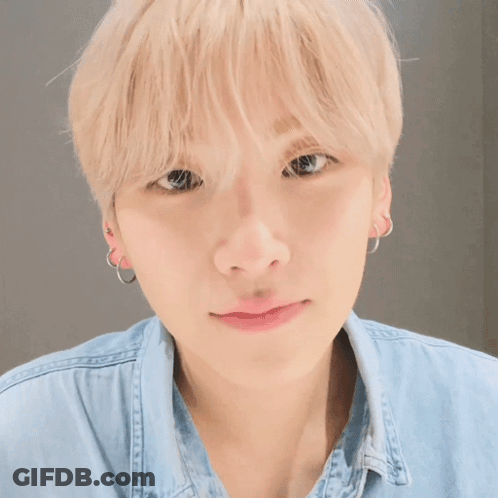 Close Up Of Blonde Hair Person GIF