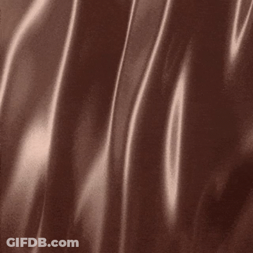 Close Up Of Brown Satin Cloth With Waves GIF