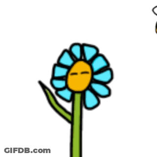 Close Up Of Cartoon Bee GIF